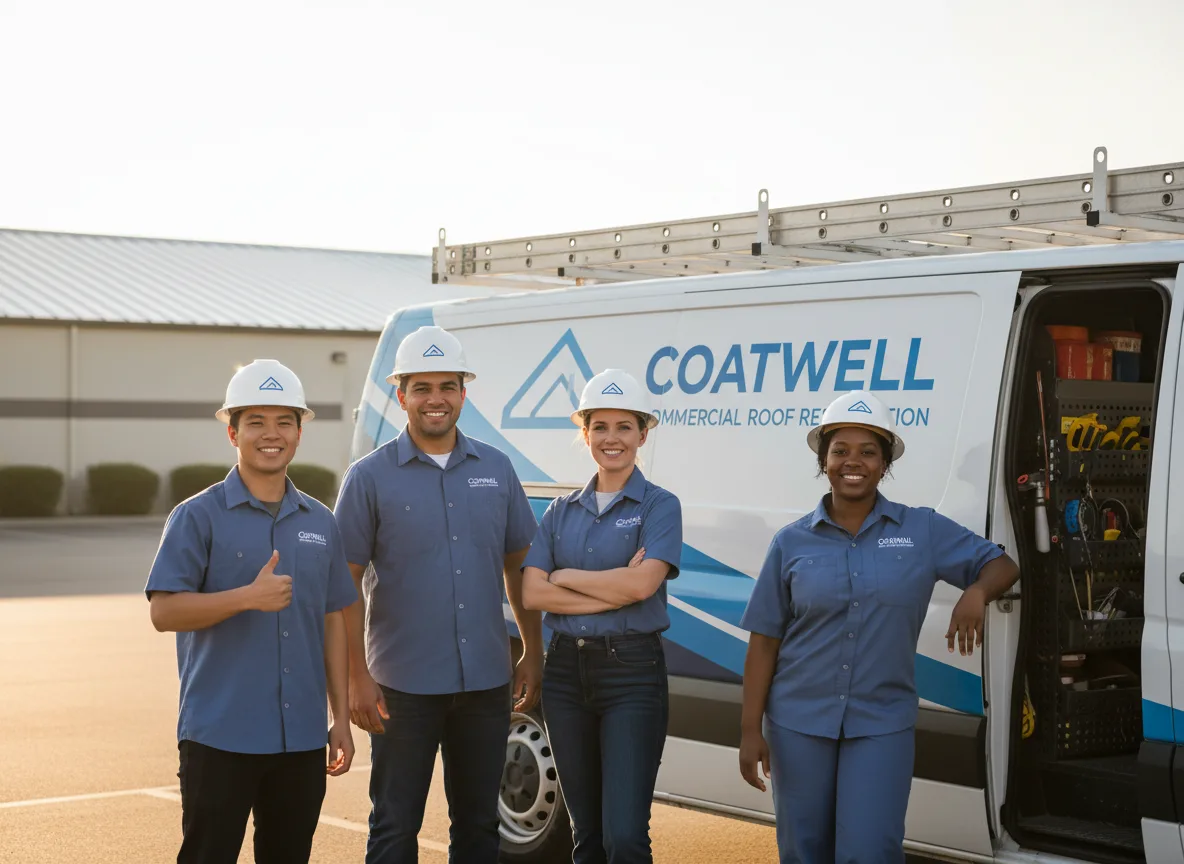 Commercial roof coating company in Flanders, NJ